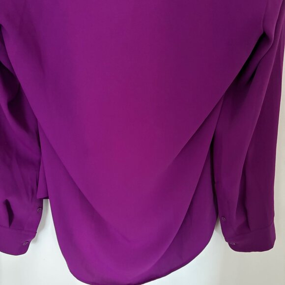 Babaton V-Neck Blouse in Purple - Size S - Picture 6 of 8
